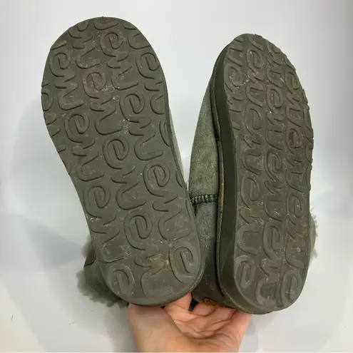 Emu Alba shearling style boots winter suede leather women’s size 6 gray