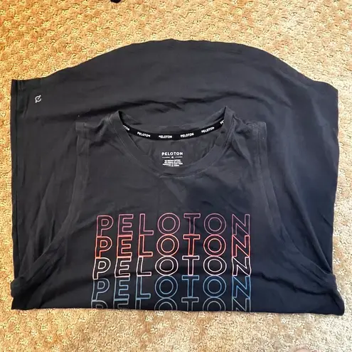 Peloton Agility Racer Logo Tank Top - Black Size Medium Biking Bike Bicycle Tee
