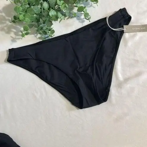Everlane  ReNew Bikini Bottom Women’s Small Black Swimwear NWT Sustainable Swim