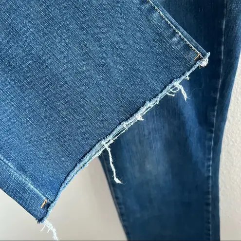 Soft Surroundings Denim Fray Cut Hem Jeans 16 Petite