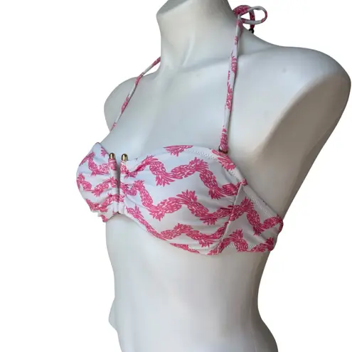 Lilly Pulitzer for Target Bikini Swim Top Pink Pineapple, Sz S