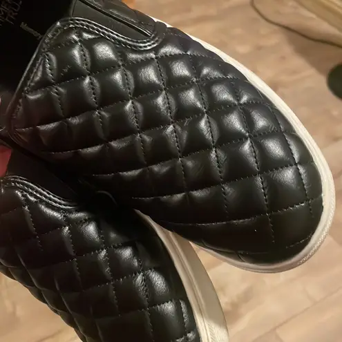 A New Day -  black quilted slip in shoes size 10