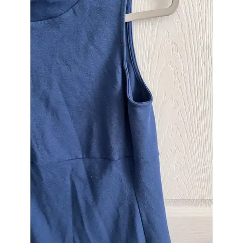 Title Nine Midi Dress Womens Small Sleeveless Blue/Red Activewear Tennis Golf