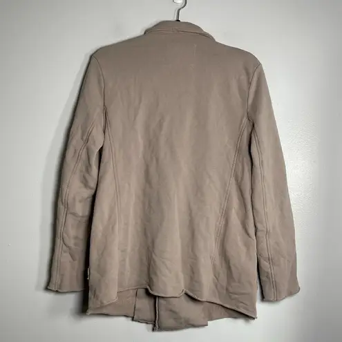 FRANK & EILEEN Belfast Triple Fleece Peacoat Beige Taupe Small Minimalist Career