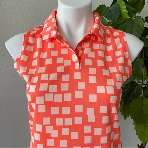 Nike  Dri-FIT Women's Sleeveless Printed Golf Polo Size S