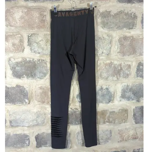 Savage X Fenty Leggings Black Gold The Forever Savage Gym Yoga Woman's Small