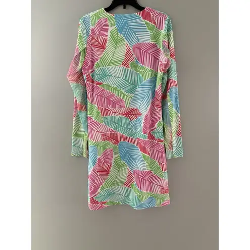 IBKUL 1/4 Zip Dress Womens XS Pink Blue Red Green White Tropical Beach Athletic