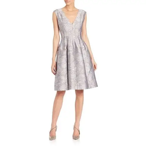 Oscar de la Renta RUNWAY. $2990 FLORAL DAMASK JACQUARD Size: L | US 10