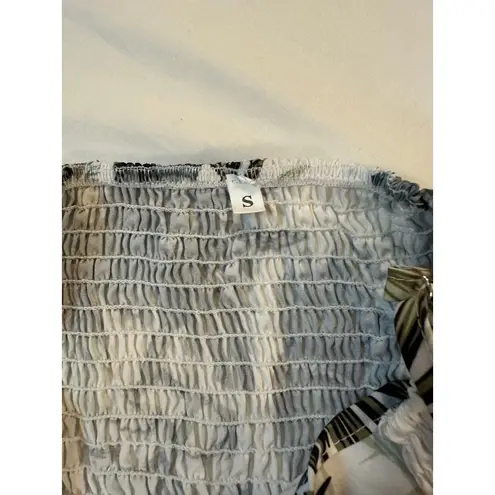 Tropical Paradise Floral Maxi Dress Summer Resort Vibes Vacation Ready S White