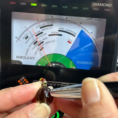 Smoky quartz citrine carnelian gemstones necklace Brown