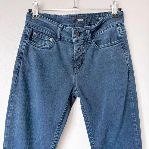 Closed Teal Slim Leg Baker Jean Size 24 Blue