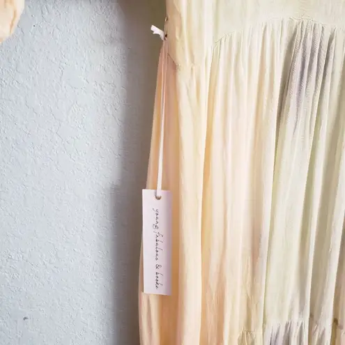 Young Fabulous and Broke  Long Sleeve Pastel Tie Dye Maxi Dress