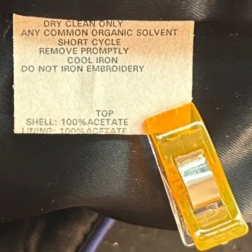 Jessica McClintock Vintage Corset Top 12 Cropped Beaded Embellished Party USA