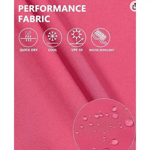 Little Donkey Andy Hiking Capris Size S New With Tags Hot Pink