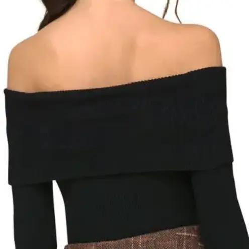 Avec Les Filles Ribbed Off Shoulder
Black Bodysuit L