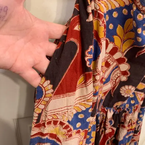 Taavi Peacock & Elephant Side Slit Size 28 A