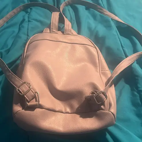 Purple mini backpack with front sparkly pocket. Inner pocket & adjustable straps - Image 5