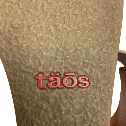 Taos Carousel 2 Floral Print Wedge Sandals Comfort Adjustable Straps Size 9