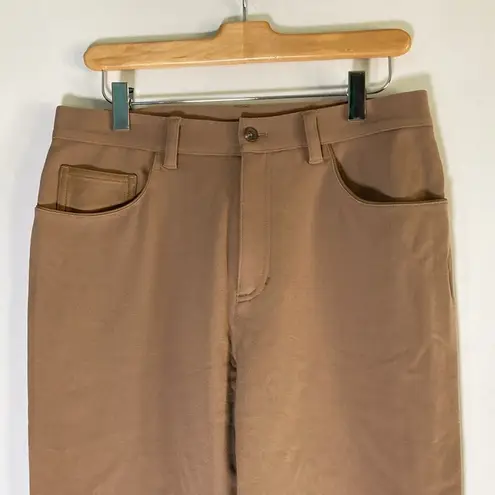 Ralph Lauren  Y2K  Wool Blend Light Brown Straight Leg Womens Pant Size 10P