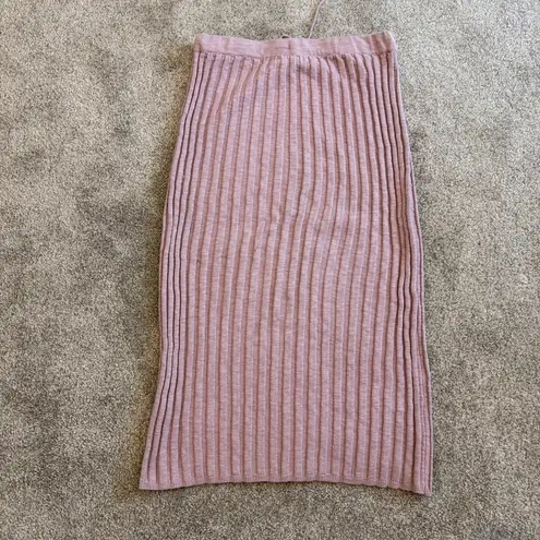 Free People  FP Beach medium ribbed knit midi skirt SK 2851