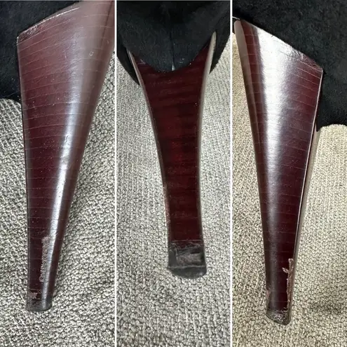 Giuseppe Zanotti Black Suede Heels