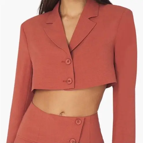We Wore What NWT Rust Blazer Skirt Small
