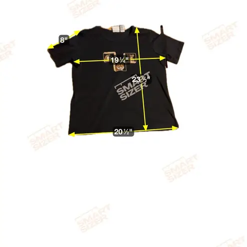 Jason Maxwell Black T Shirt, Women's Large Embroidered Tiger Cub Safari Jungle