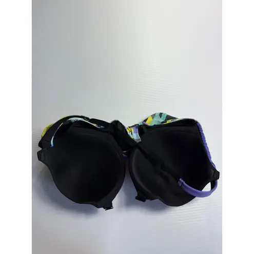 VSX Sport Bra 38DD Purple Geometric Print Wireless Lightly Padded Size undefined