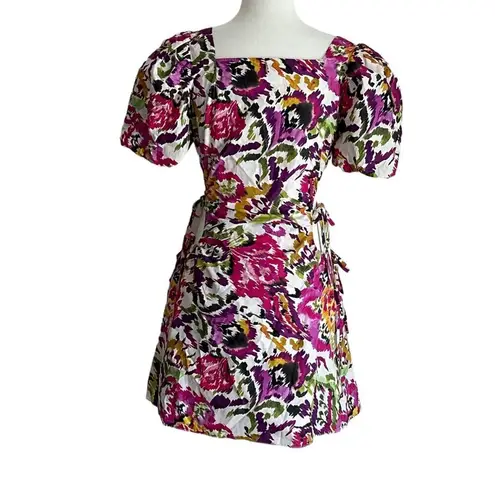 MISA Los Angeles Alec Dress in Flora Splash XSmall Womens Mini Floral