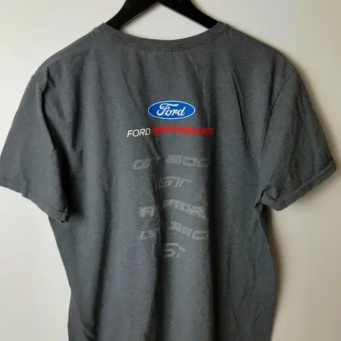 Hot Topic Ford Performance GT 500 T Shirt Racing Car Brand Graphic Tee Short Sleeve Gray L