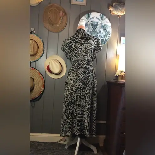 Robbie Bee Vintage 90’s Fit & Flare Tie Dress xl (16)