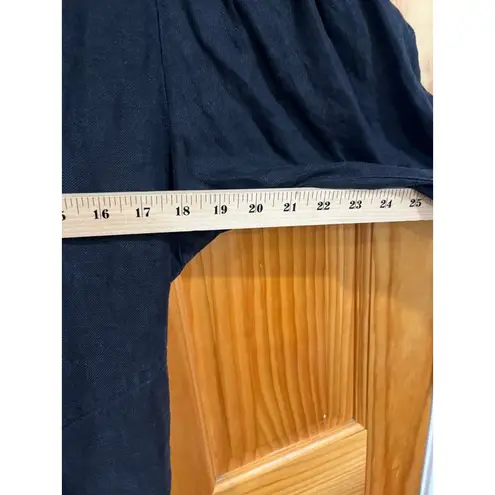 Alex Mill Black Linen Button