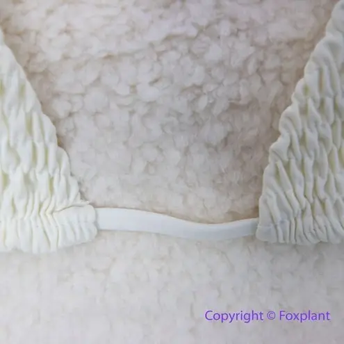 Aila Blue New Set! Free People x white bikini, size XL