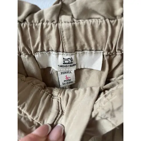 Thread and Supply  XS Khaki Casual Shorts