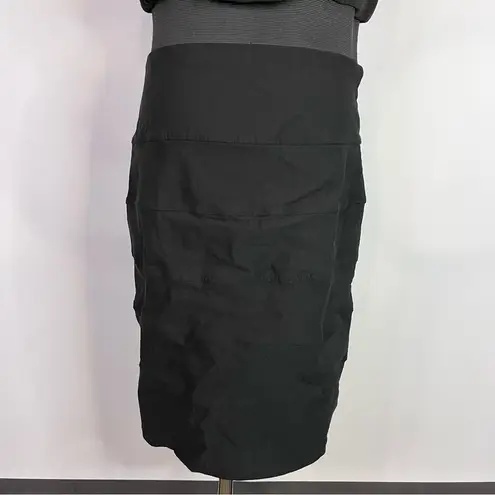 A Byer A. BYER Solid Black Cowl Neck Sleeveless Form Fitting Mini Dress Small LBD