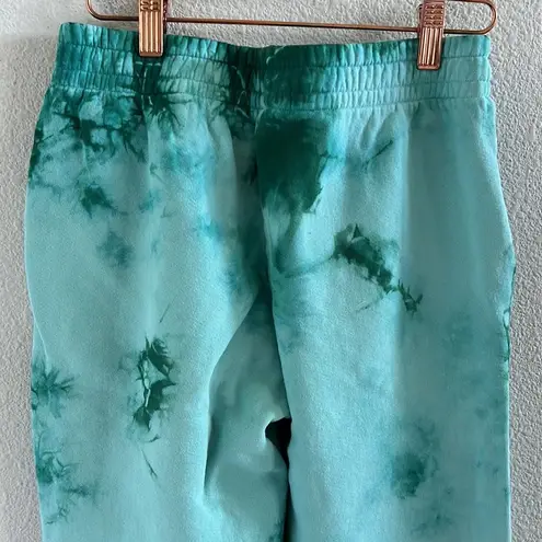 frankie's bikinis  Aiden Green Tie Dye Sweat Pants Medium