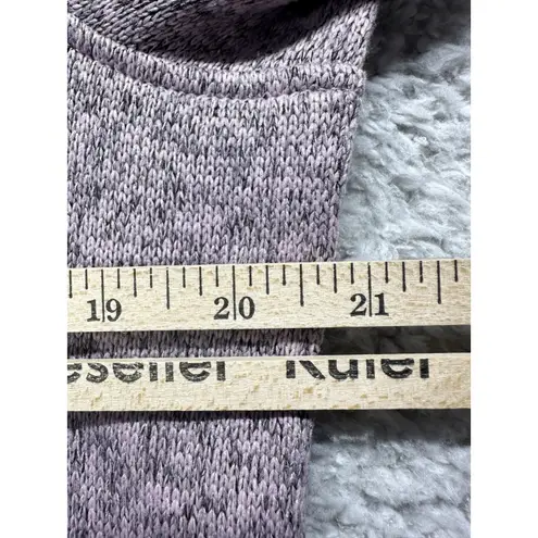 LL Bean Sweater Women's Pink Heathered Knit Sweatshirt Pullover Cozy Warm Crew M Size M