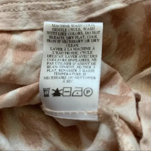 ALC Frank A.L.C. Leopard Print Bambina Cropped Tee Shirt Top size Medium