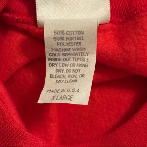 Vtg 1996 Mickey, Inc Walt Disney World 25 Anniv Sorcerer Mickey Sweatshirt Sz XL Red