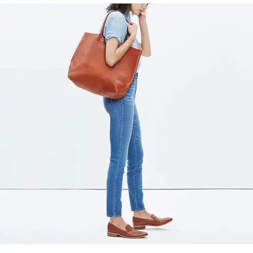 Madewell | the transport tote in English saddle