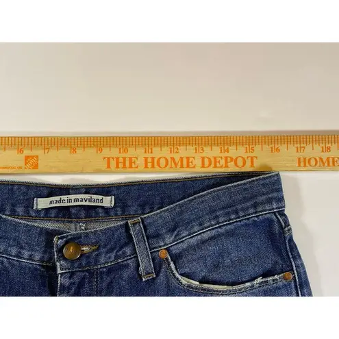 Mavi Jeans Womens 30 Boot Cut Mid Rise Medium Wash Fade Denim Stretch Molly EUC Blue