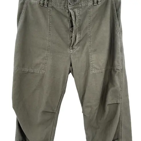 Citizens of Humanity  Agni Utility Trousers Tea Leaf Olive Green Size 30