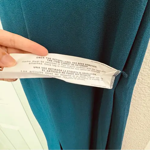 Dress the Population $248 • One Shoulder Cape Gown • Georgina • Color Pine • XS