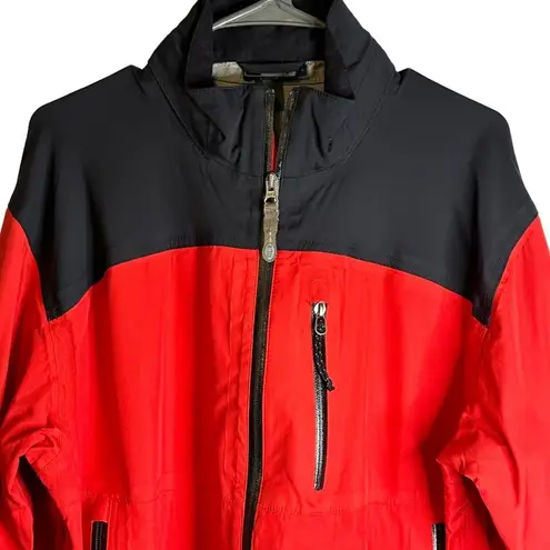REI Elements Women’s Windbreaker Weatherproof Jacket Size Large Red