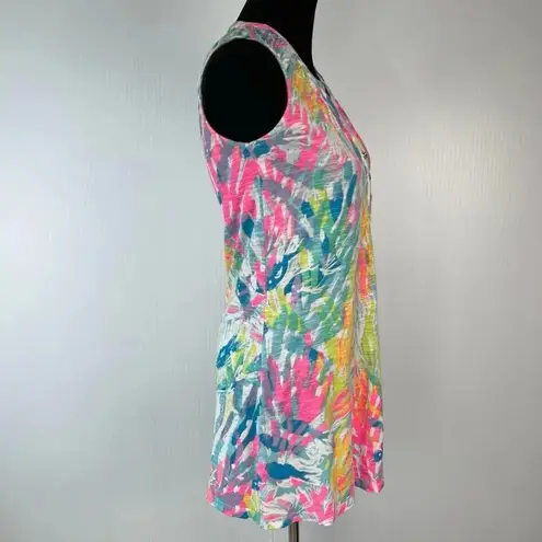 Lilly Pulitzer  Essie Beach dress Sparkling Sands Size XS Colorful Retro Neon - Image 4
