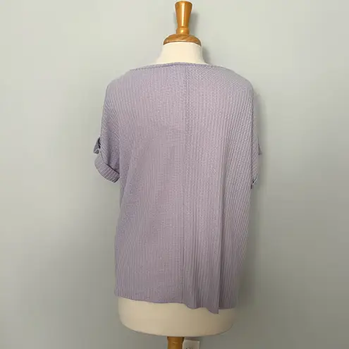 BiBi Lavender Lilac Light Purple Oversized Top