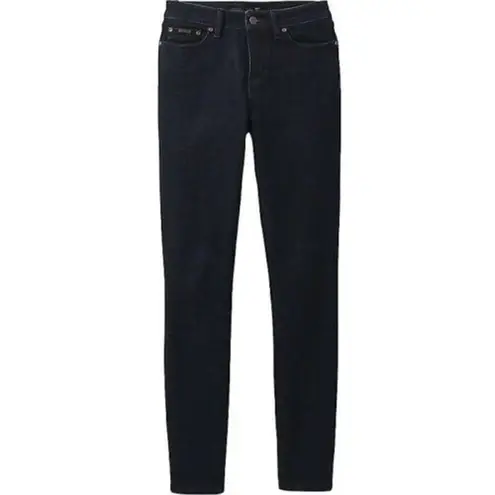 prAna Womens Jeans Deep Blue Sienna Mid Rise Skinny Stretch Denim Size 6/28