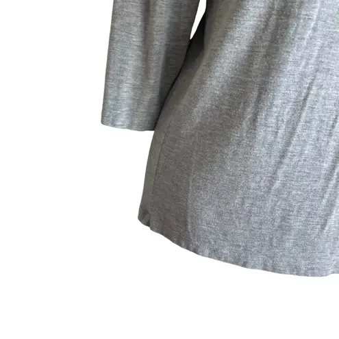 Anthropologie Dolan Left Coast Collection Women Top S Gray Tee Stretch Comfort