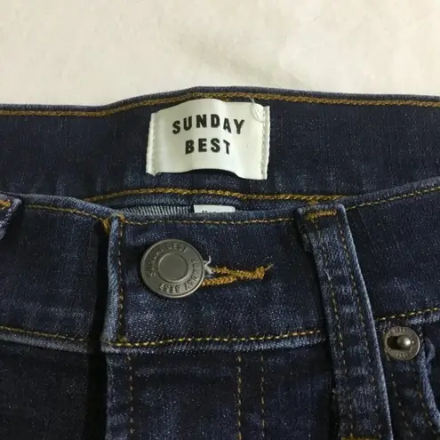 Aritzia  · Size 26 · Sunday Best Switch High-Rise Skinny Jeans · Dark Wash Denim