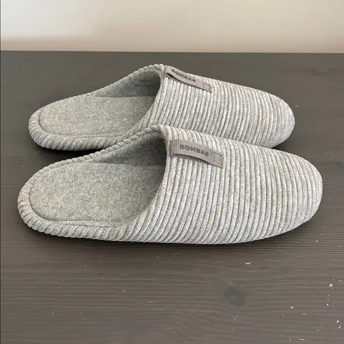 Bombas Women's Nest Slipper Slip On Backless in Nimbus Grey Size 10